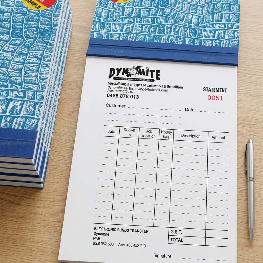 Invoice Books